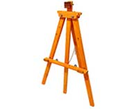 Wooden Easel Stand Painting Tripod Kayu Portable Standing Figura Foto Lukisan